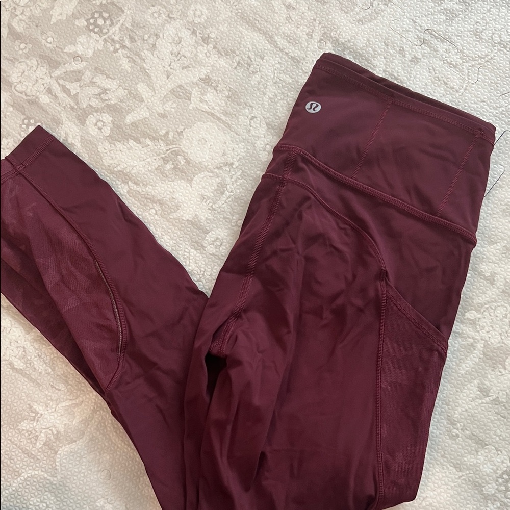 lululemon athletica Burgundy Pants